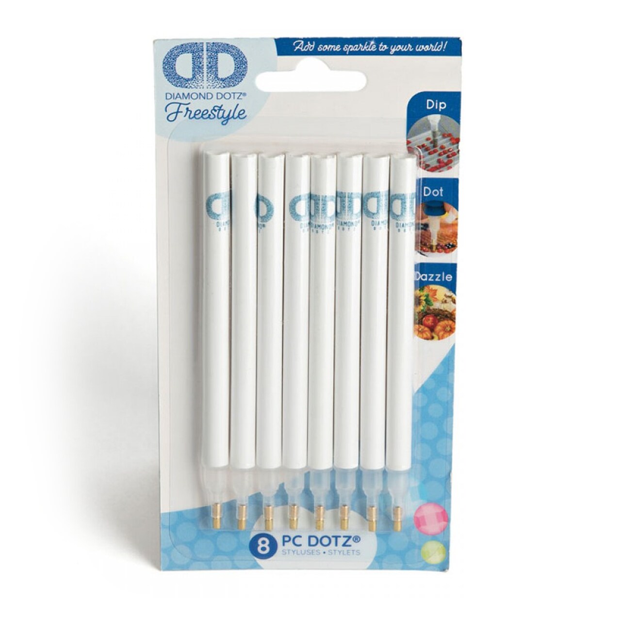 Diamond Dotz Accessories Bulk Pack White Stylus Diamond Painting Pens - Diamond Art Accessories, Gem Painting Pens, Tools & Supplies for Crafting and Art Projects